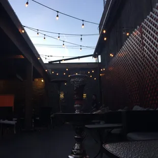 outside