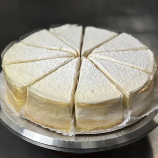 Vanilla Mille Crepe Cake