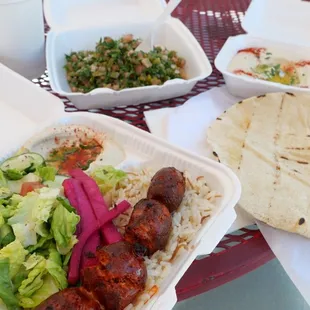 I had the Chorizo lunch platter