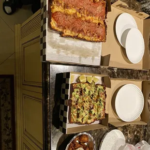 A picture of everything I ordered "yummy"