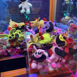 Smiling Critters waiting to be won