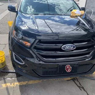 Ceramic coating applied