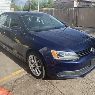 Ceramic coating applied