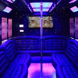 New 27 Passenger Bus Interior