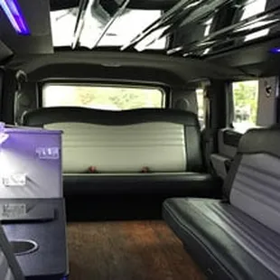 14 Passenger Hummer Interior