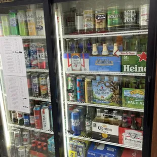 Tons of ice cold beer and seltzer!