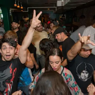 Getting the party started with plenty of dancing.