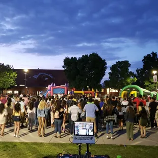 High school end of year dance.