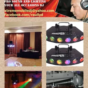 Light shows vary for your event!
