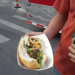 Philly Cheese Steak Sandwich