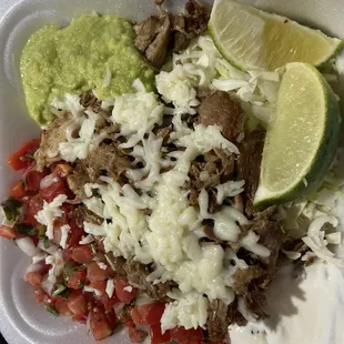 Keto Bowl to go with Carnitas!