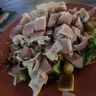 Absolutely INCREDIBLE HUGE Chef Salad!