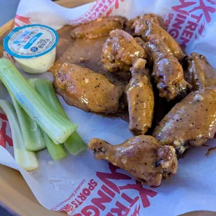 Spicy Blue Cheese wings