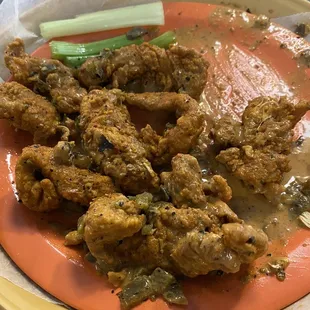 Boneless wings slicked in Jalapeño Ranch