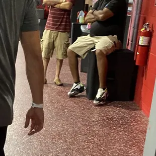 He still refused to wear the mask appropriately.