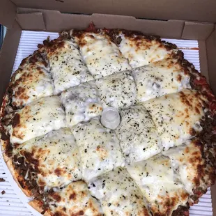 All meat 1/2 Mushrooms!!!