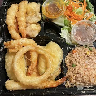 Seafood Combo Tempura Bento
