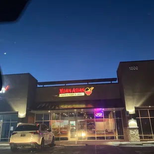 Picking up dinner