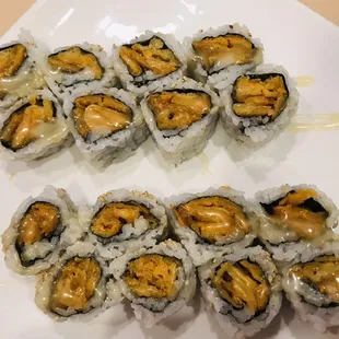 Sweet potato tempura roll