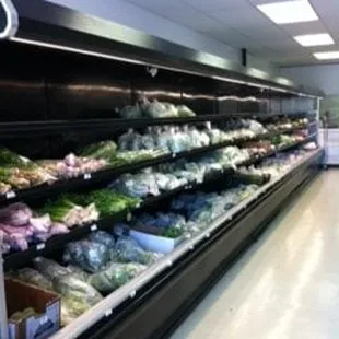 the produce section of a grocery store