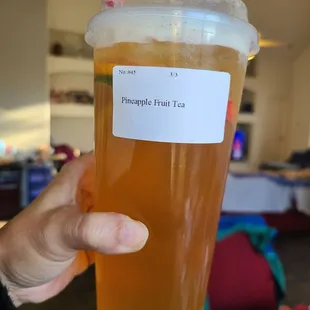 Pineapple fruit tea