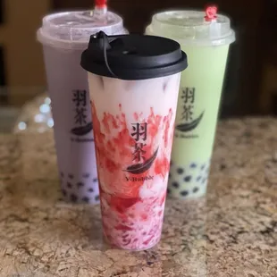 Dirty Strawberry Milk Tea