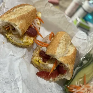 8. Eggs & Sausage Sandwich