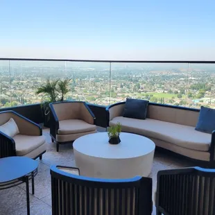 Outdoor seating areas