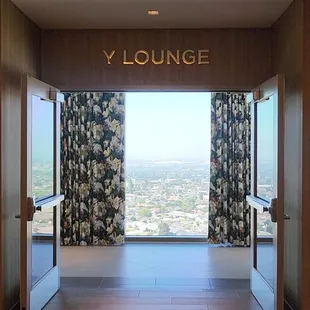 Entrance to Y Lounge