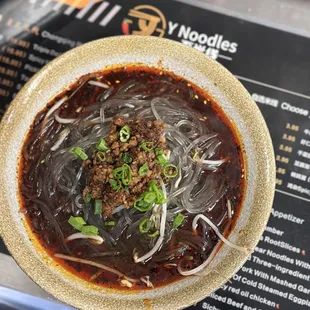 Hot and Soup Sweet Potato Noodles