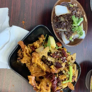 Tossed Clear Noodles with Chili Sauce