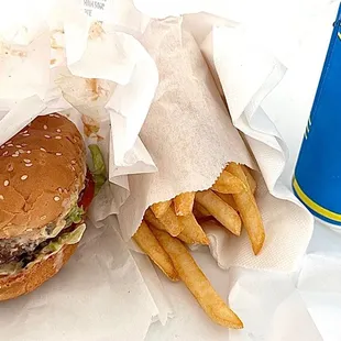 1/4 lb. Hamburger combo