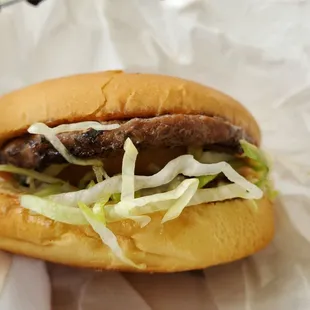 Y-Not burger (junior burger)