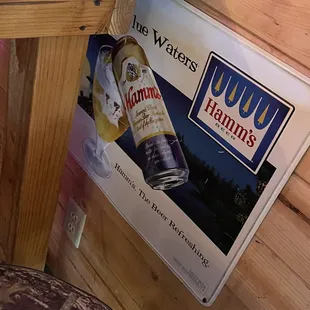 The beer refreshing