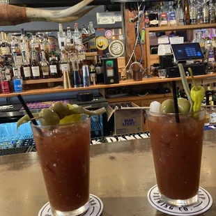 Bloody Mary&apos;s so delicious!
