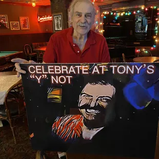 Remember the year Tony got into the Bar Business?  Nope!  Me either.  But this is what that smiling good lookin Sicilian looked like.