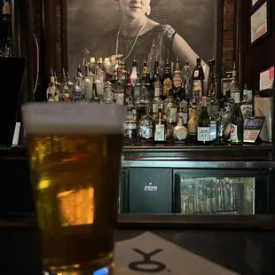 a pint of beer