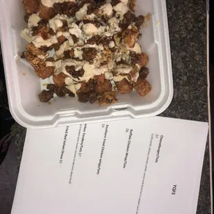 TACHOS!!! Photo doesn't do it justice! Come getcha some and you'll see what I'm sayin