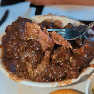 Oxtail with gravy