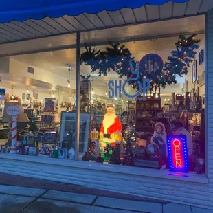 Santa welcomes you in!