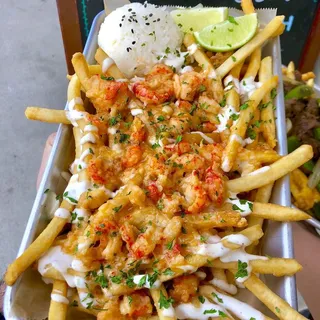 Crawfish Scampi Fries