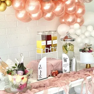 Mimosa drink station