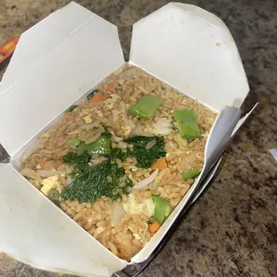 Vegetable fried rice