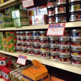 Full line of hookah tobacco at the lowest cost!