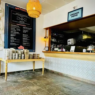 Order at the counter