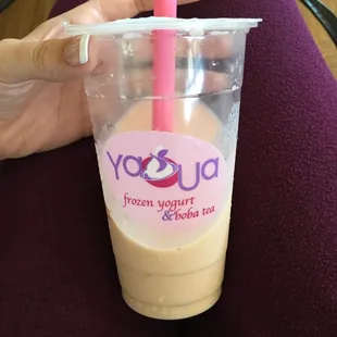 Mango Milk Boba Tea