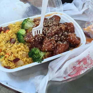 Sesame Chicken Combo
