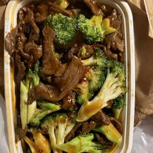 Beef C2. Broccoli with Garlic Sauce Combo