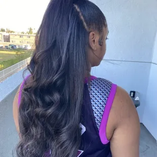 Half up half down