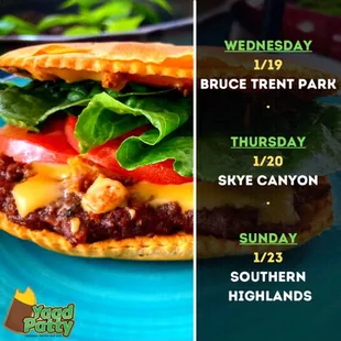 Weekly lineup